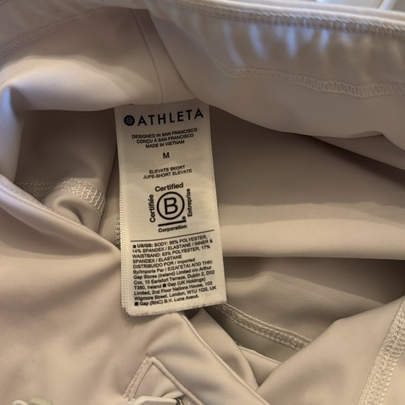 ATHLETA | Levitate/Elevate white tennis skort 
EUC Sz Medium - Picture 5 of 6